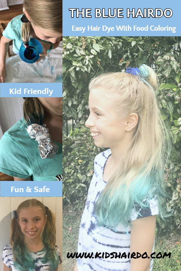 Blue Hair Dye for Kids