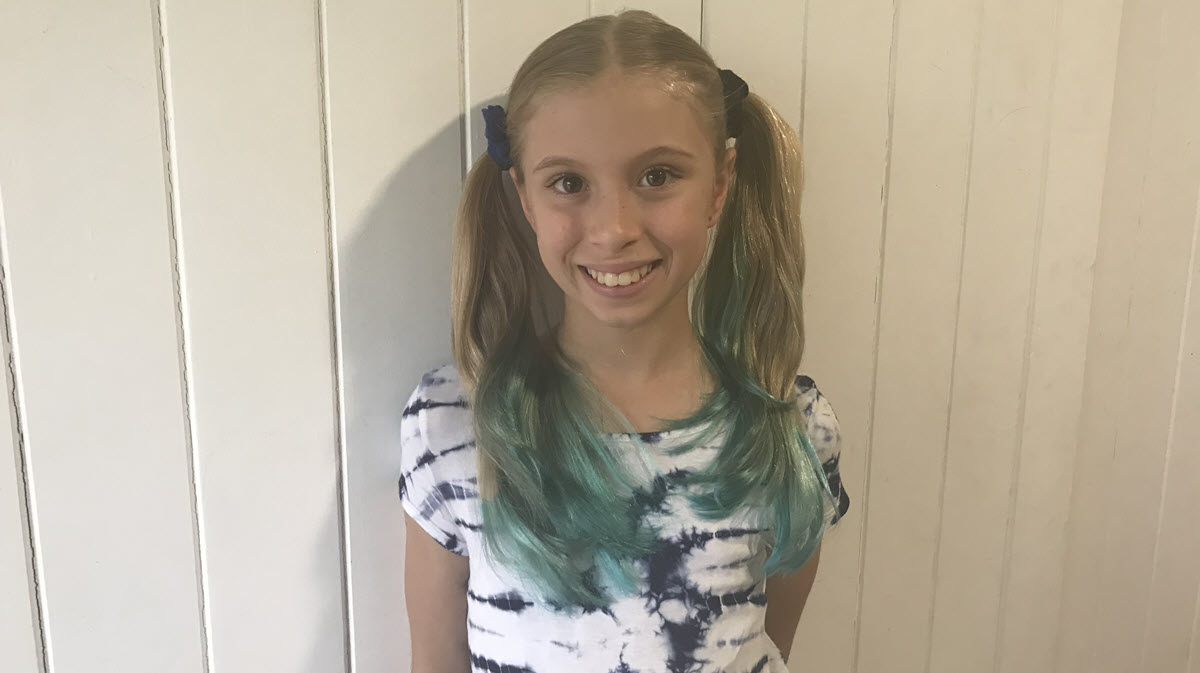 9. Temporary Blue Hair Dye for Little Girls - wide 6